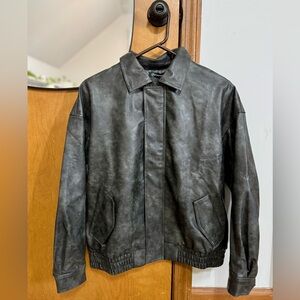 Women's Faux Leather Jacket